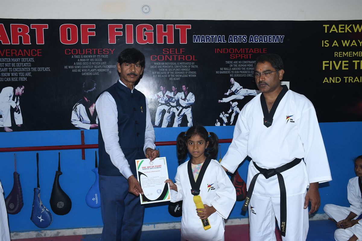 Our Academy Belt Tests ceremony