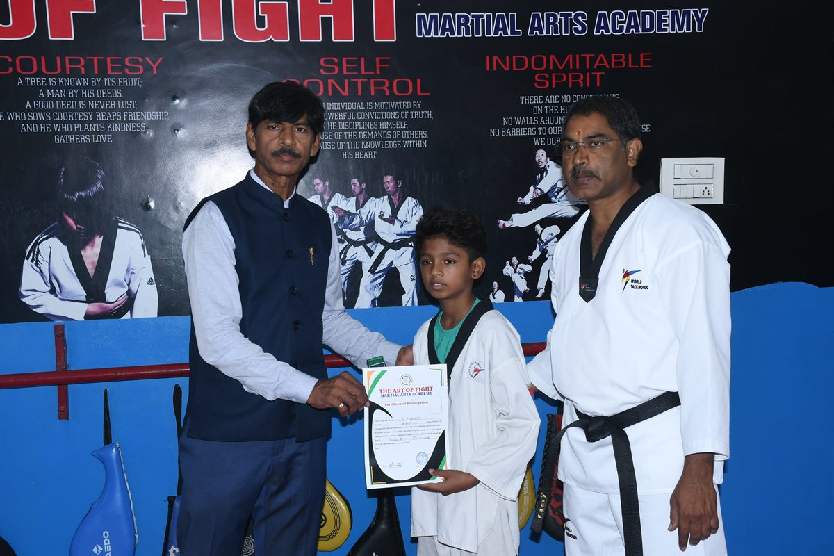 Our Academy Belt Tests ceremony