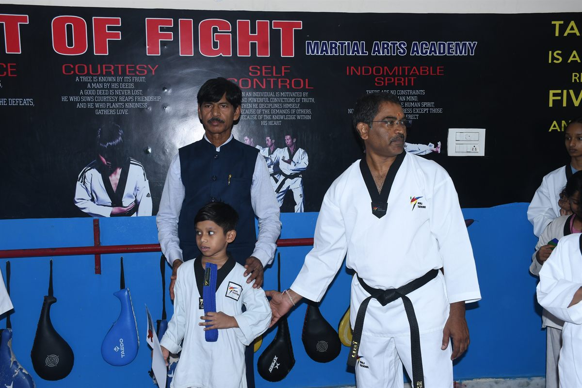 The Art of Fight belt test ceremony, June 2026