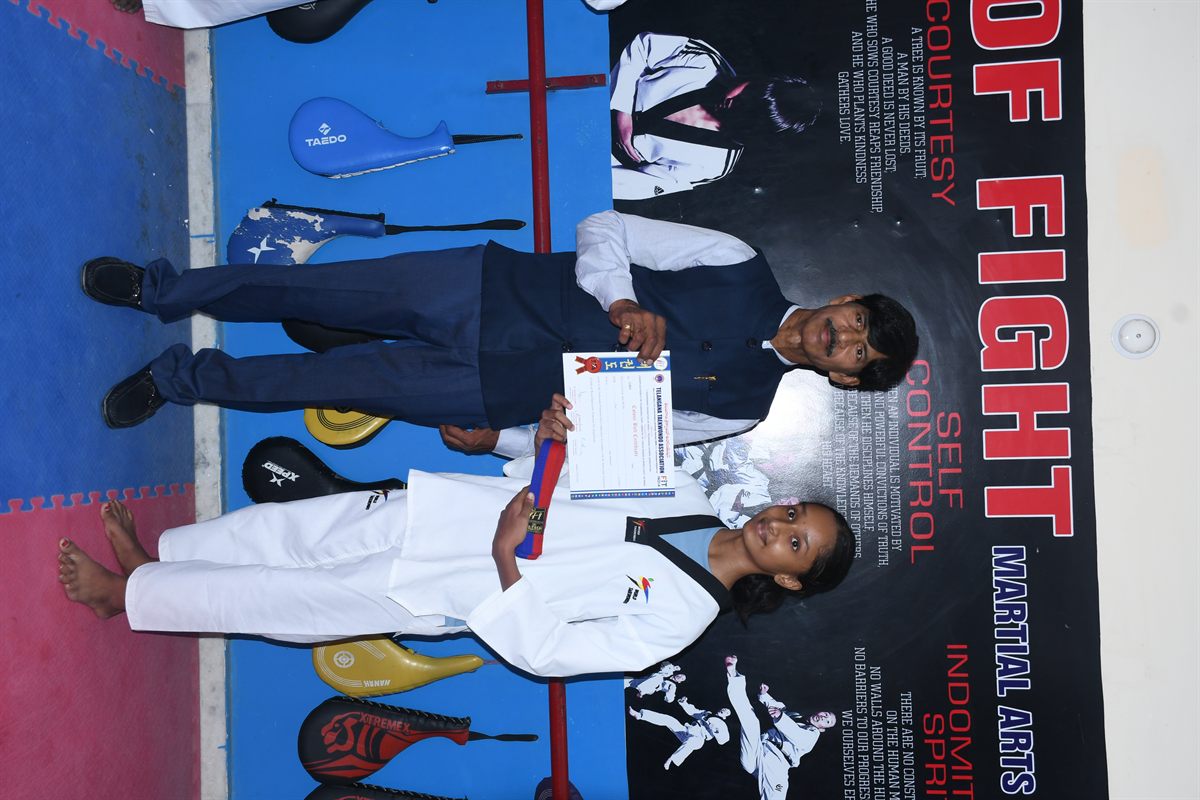 The Art of Fight belt test ceremony, June 2026