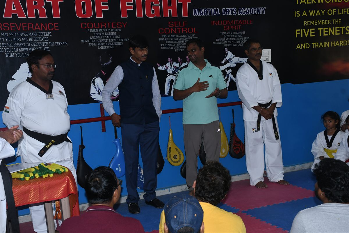 The Art of Fight belt test ceremony, June 2026